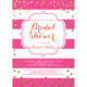 Gold Confetti Bridal Shower Invitations Image 2 of 5